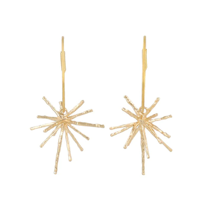 Bright Star Hoop Earrings（Gold）